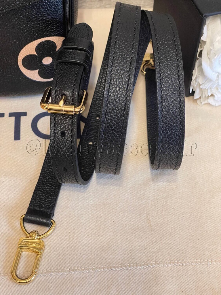 100 Original Louis Vuitton Pochette Metis Empreinte Scarlet